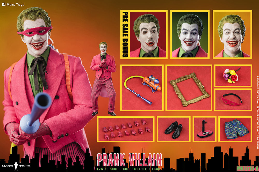Mars Toys MAT013A Batman 66 Prank Villain The Joker 1/6 Action Figure