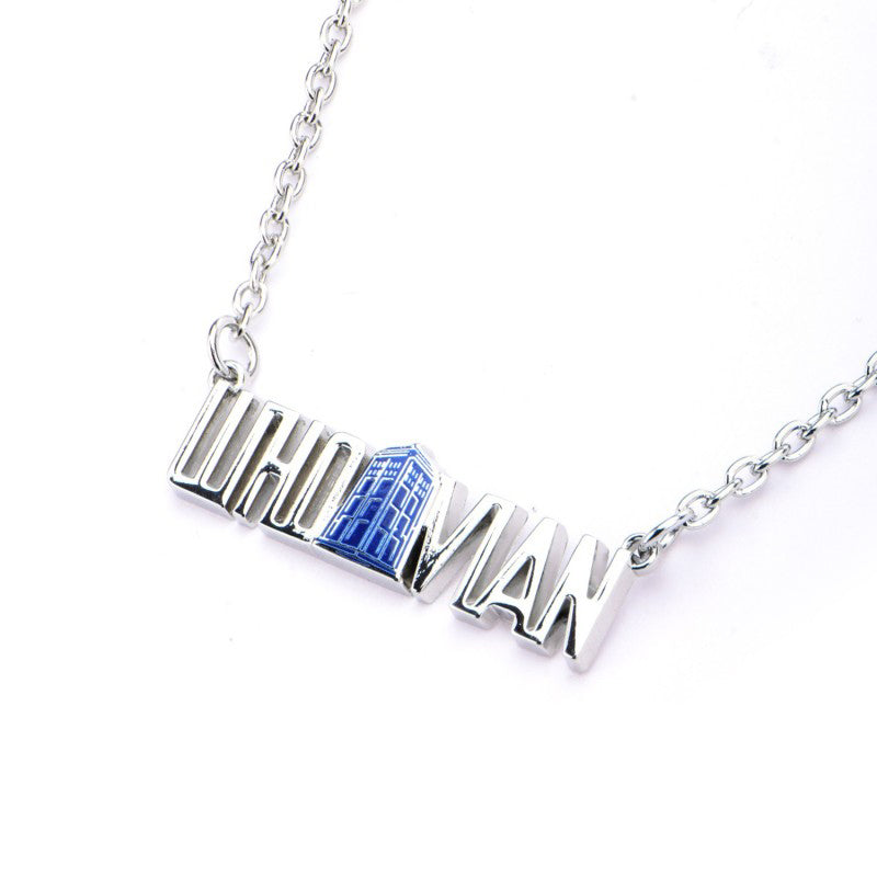 BBC Doctor Who Whovian Pendant with TARDIS Necklace