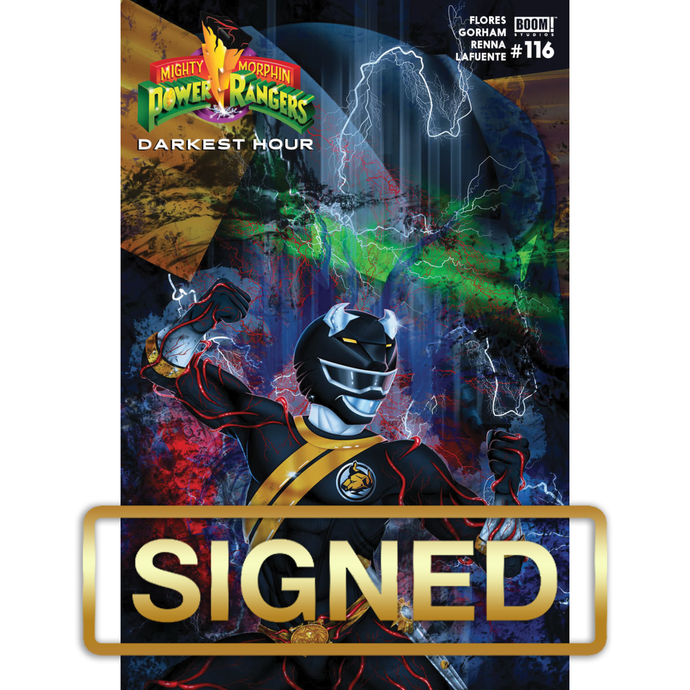 Mighty Morphin Power Rangers #116 Jack Guzman Variant Signed Exclusive