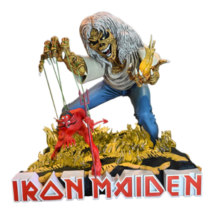 Iron Maiden Number of the Beast KnuckleBonz Statue