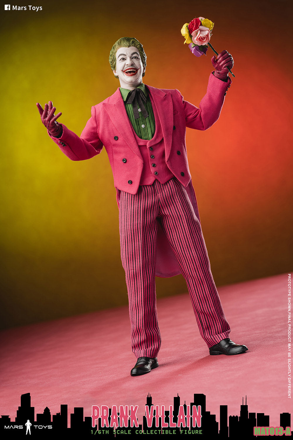 Mars Toys MAT013A Batman 66 Prank Villain The Joker 1/6 Action Figure