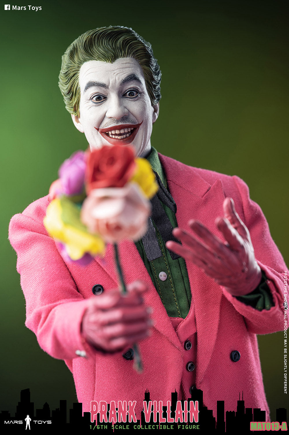 Mars Toys MAT013A Batman 66 Prank Villain The Joker 1/6 Action Figure
