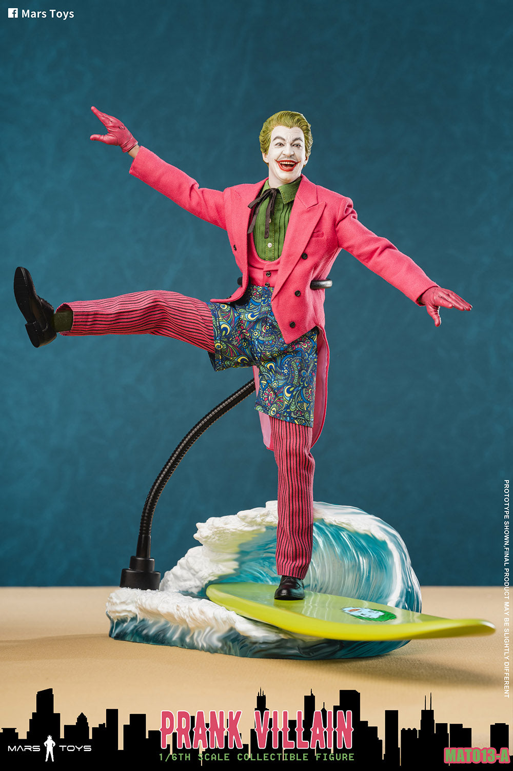 Mars Toys MAT013A Batman 66 Prank Villain The Joker 1/6 Action Figure