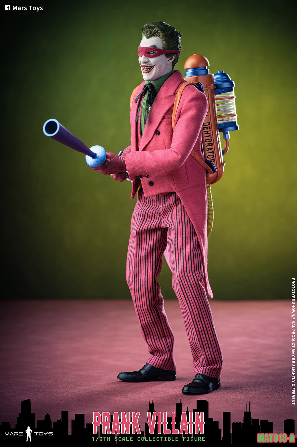 Mars Toys MAT013A Batman 66 Prank Villain The Joker 1/6 Action Figure