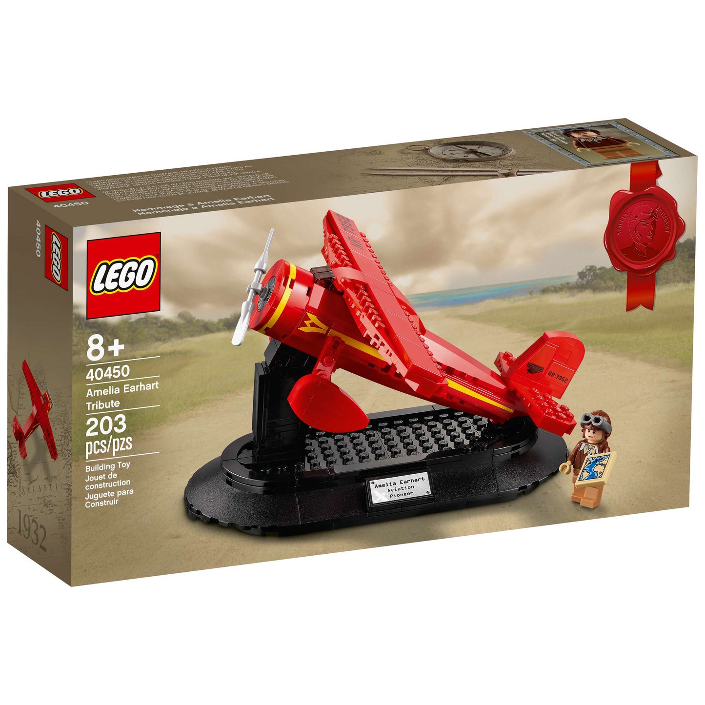 LEGO 40450 Amelia Earhart Tribute New Retired