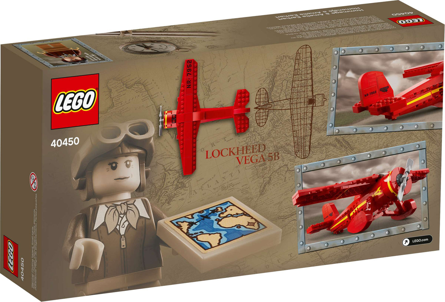 LEGO 40450 Amelia Earhart Tribute New Retired