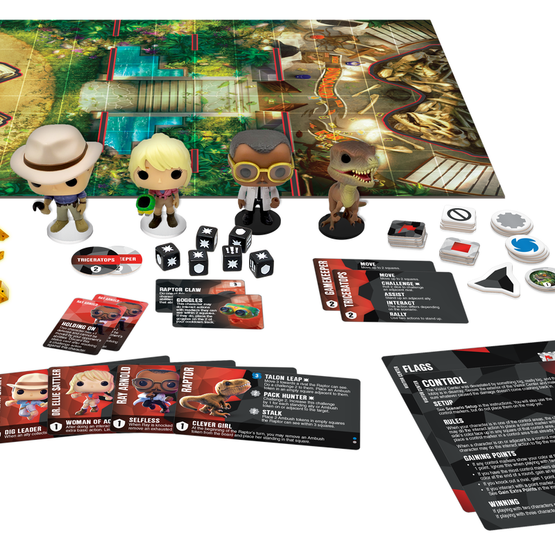 POP FunkoVerse Strategy Game Jurassic Park 100 Board Game