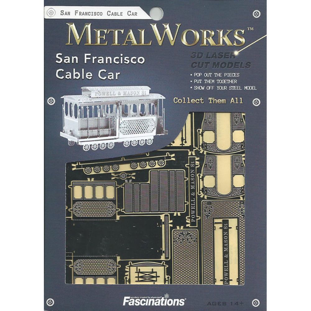 Metal Earth San Francisco Cable Car Model Kit