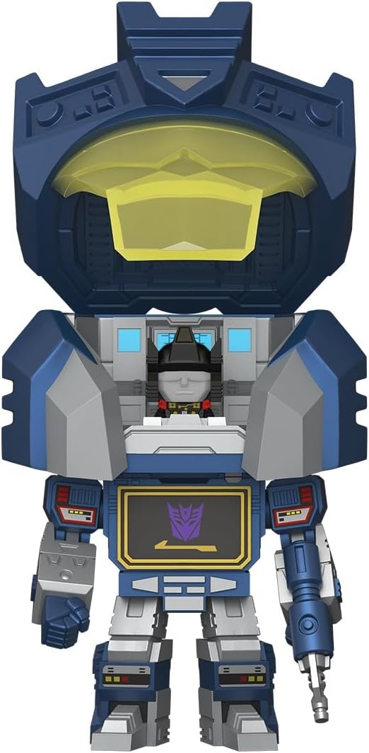 Bitty Pop Bittty Bot Transformers Soundwave with Rumble