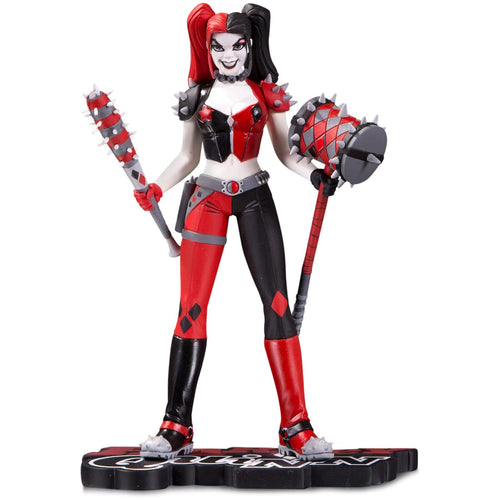 DC Direct Harley Quinn Red White & Black 1/10 Statue Amanda Conner