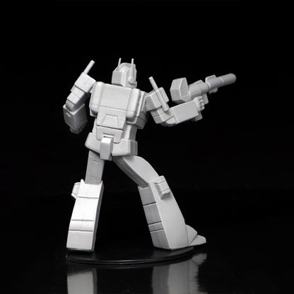 Transformers Deep Cuts Unpainted Primed Optimus Prime Miniature