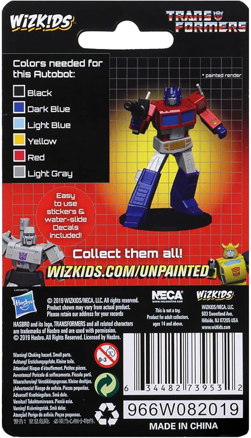Transformers Deep Cuts Unpainted Primed Optimus Prime Miniature