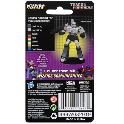 Transformers Deep Cuts Unpainted Primed Megatron Miniature