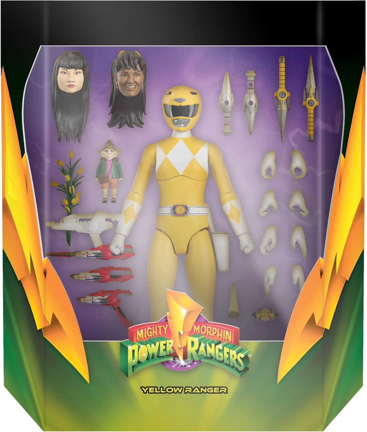 Ultimates Mighty Morphin Power Rangers Wave 1 Yellow Ranger