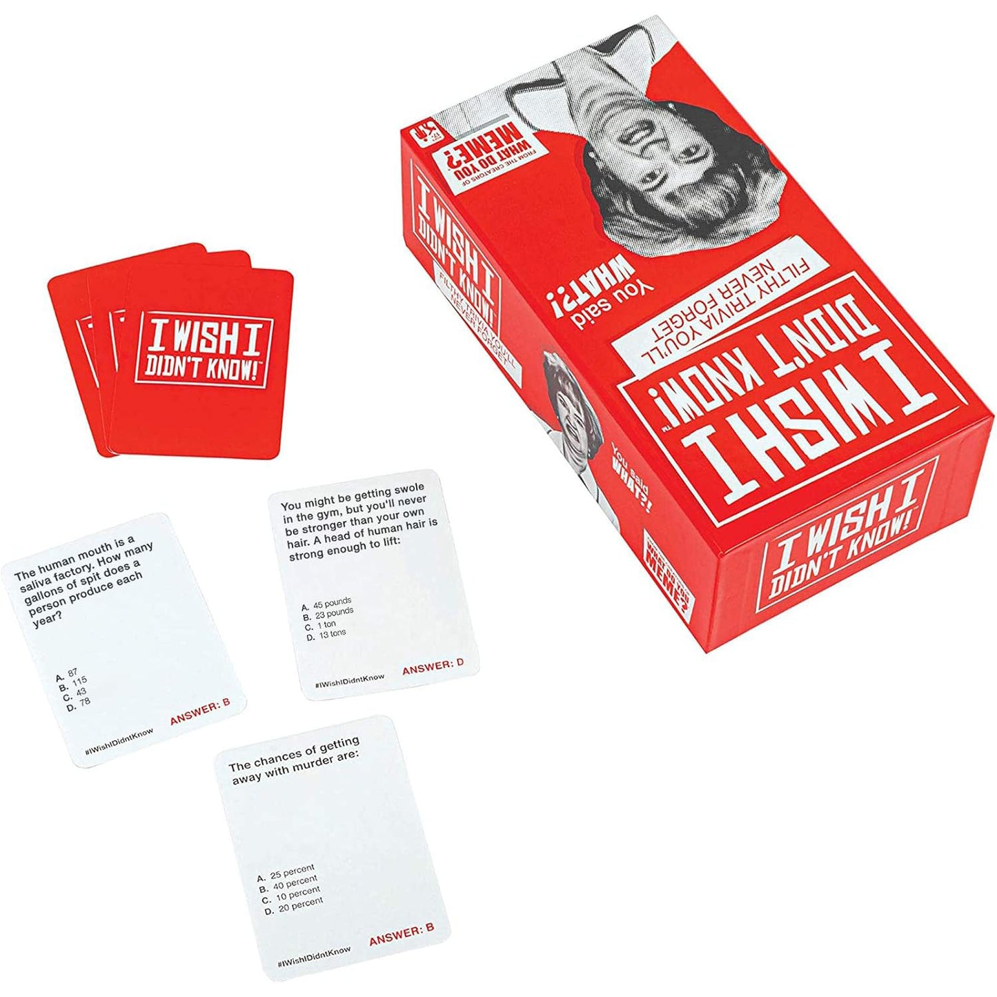 I Wish I Didn't Know! Filthy Trivia You'll Never Forget! Party Game