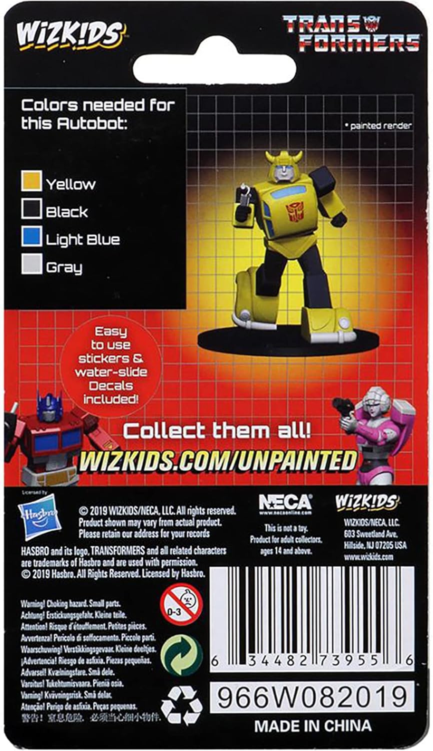 Transformers Deep Cuts Unpainted Primed Bumblebee Miniature