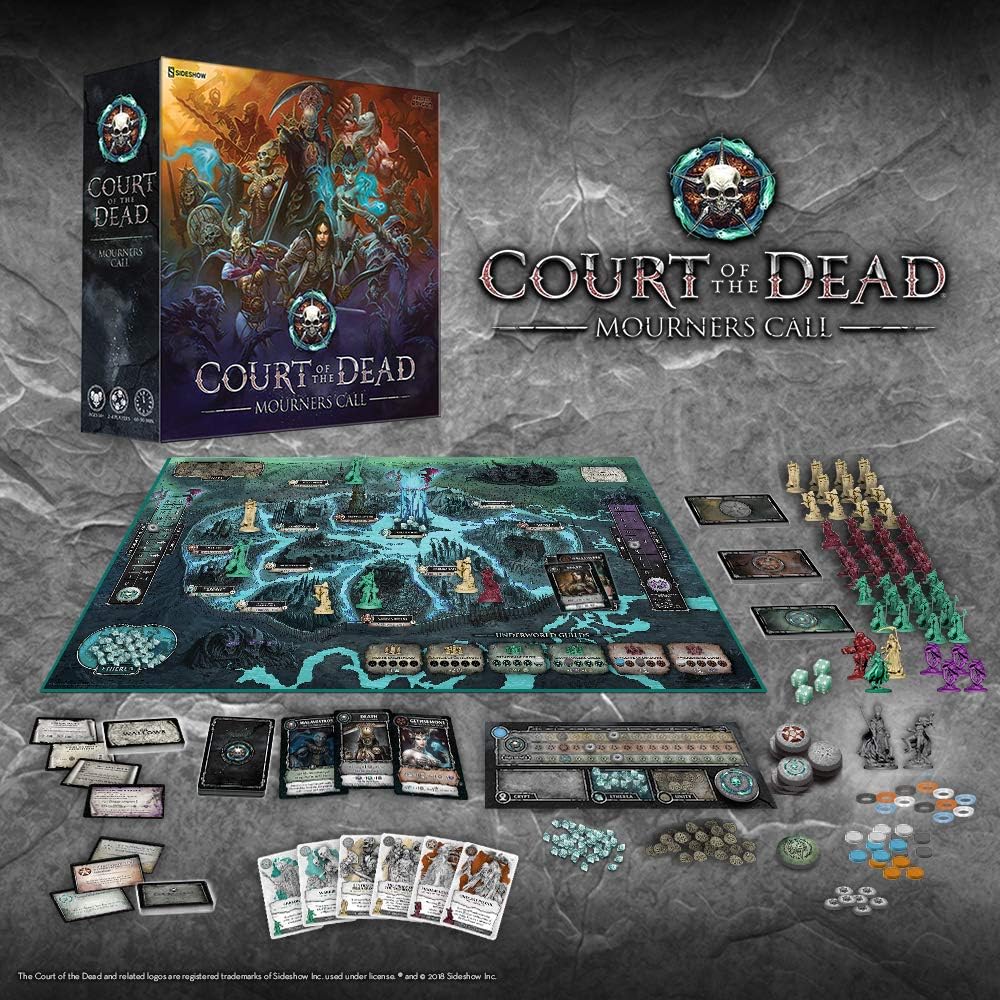 Court of the Dead Mourners Call Board Game