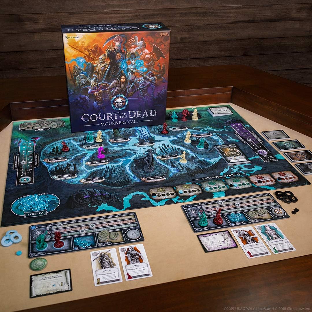 Court of the Dead Mourners Call Board Game