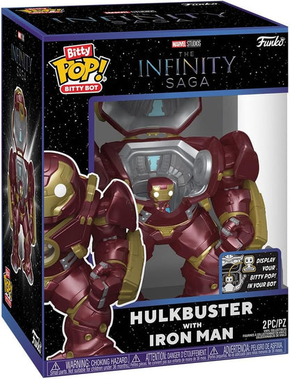 Bitty Pop Bitty Bot Marvel Infinity Saga Hulkbuster with Iron Man