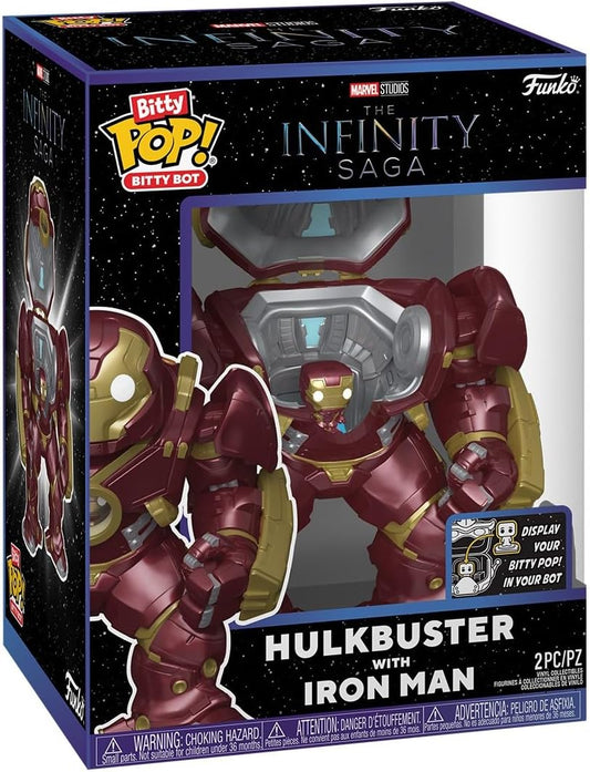 Bitty Pop Bitty Bot Marvel Infinity Saga Hulkbuster with Iron Man