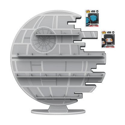 Bitty Pop Display Star Wars Death Star with Emperor Palpatine and Darth Vader Electrified