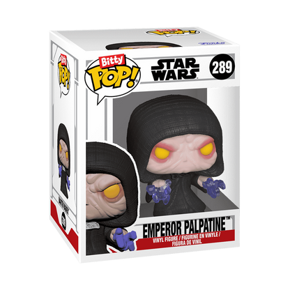 Bitty Pop Display Star Wars Death Star with Emperor Palpatine and Darth Vader Electrified