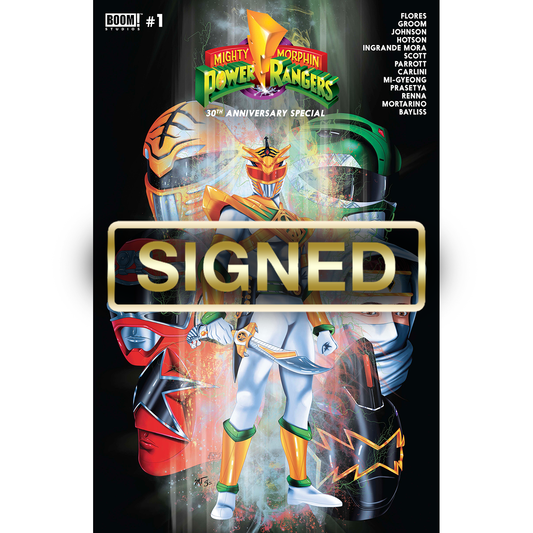 Mighty Morphin Power Rangers 30th Anniversary Special #1 Sketch Ellis Variant Exclusive Signed
