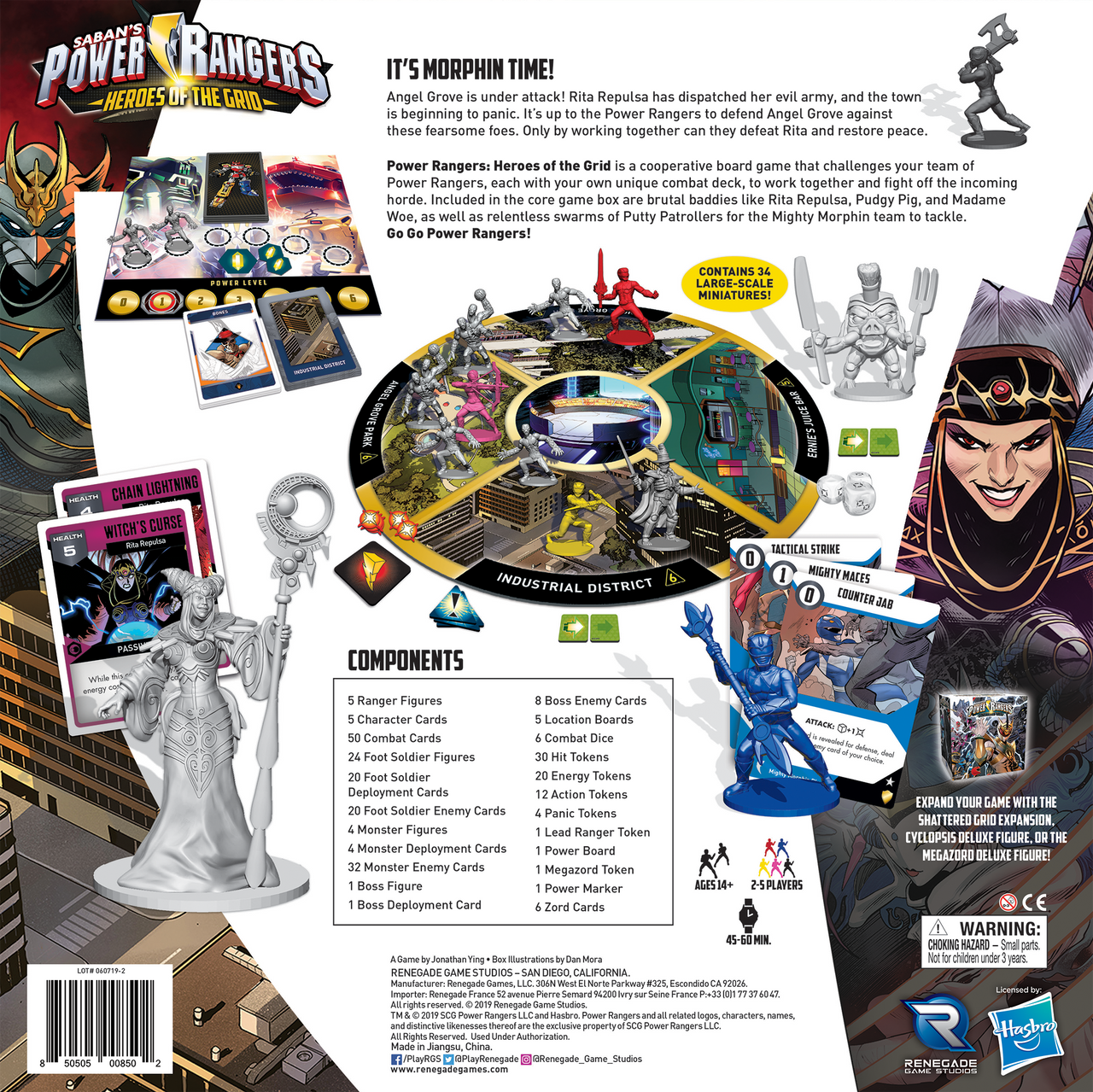 Power Rangers Heroes of the Grid Board Game