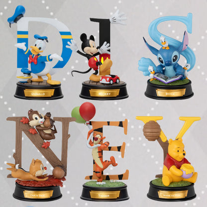 Beast Kingdom Disney 100 Years MDS-004 Alphabet Art Series Blind Box Set