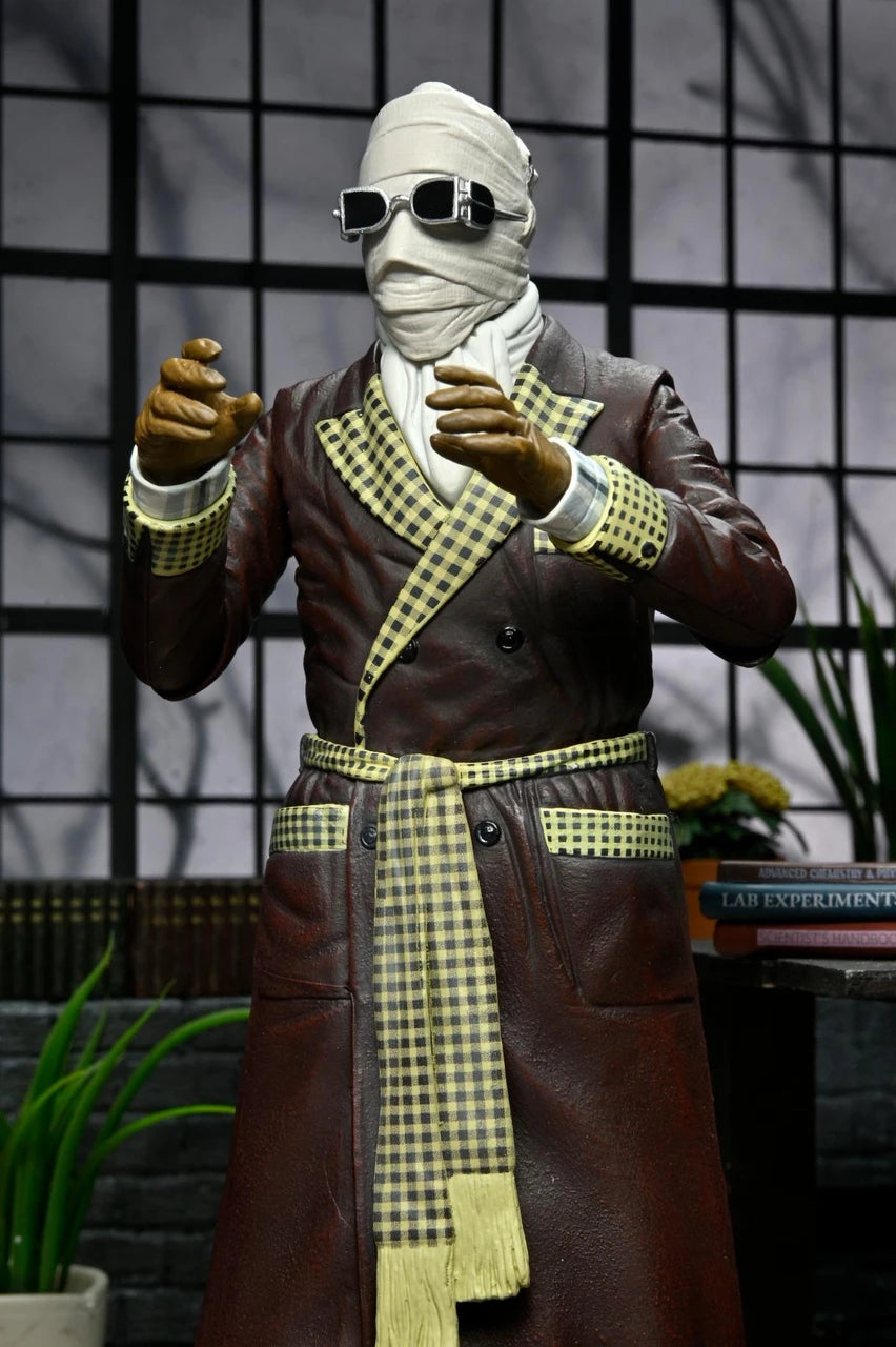 NECA Ultimate Universal Monsters Invisible Man Kemp House Color Version Action Figure