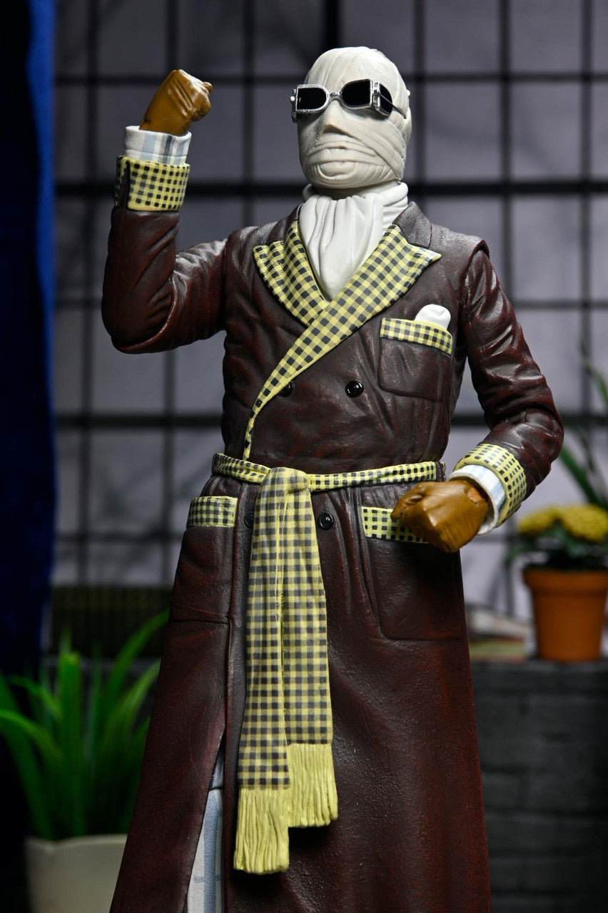 NECA Ultimate Universal Monsters Invisible Man Kemp House Color Version Action Figure