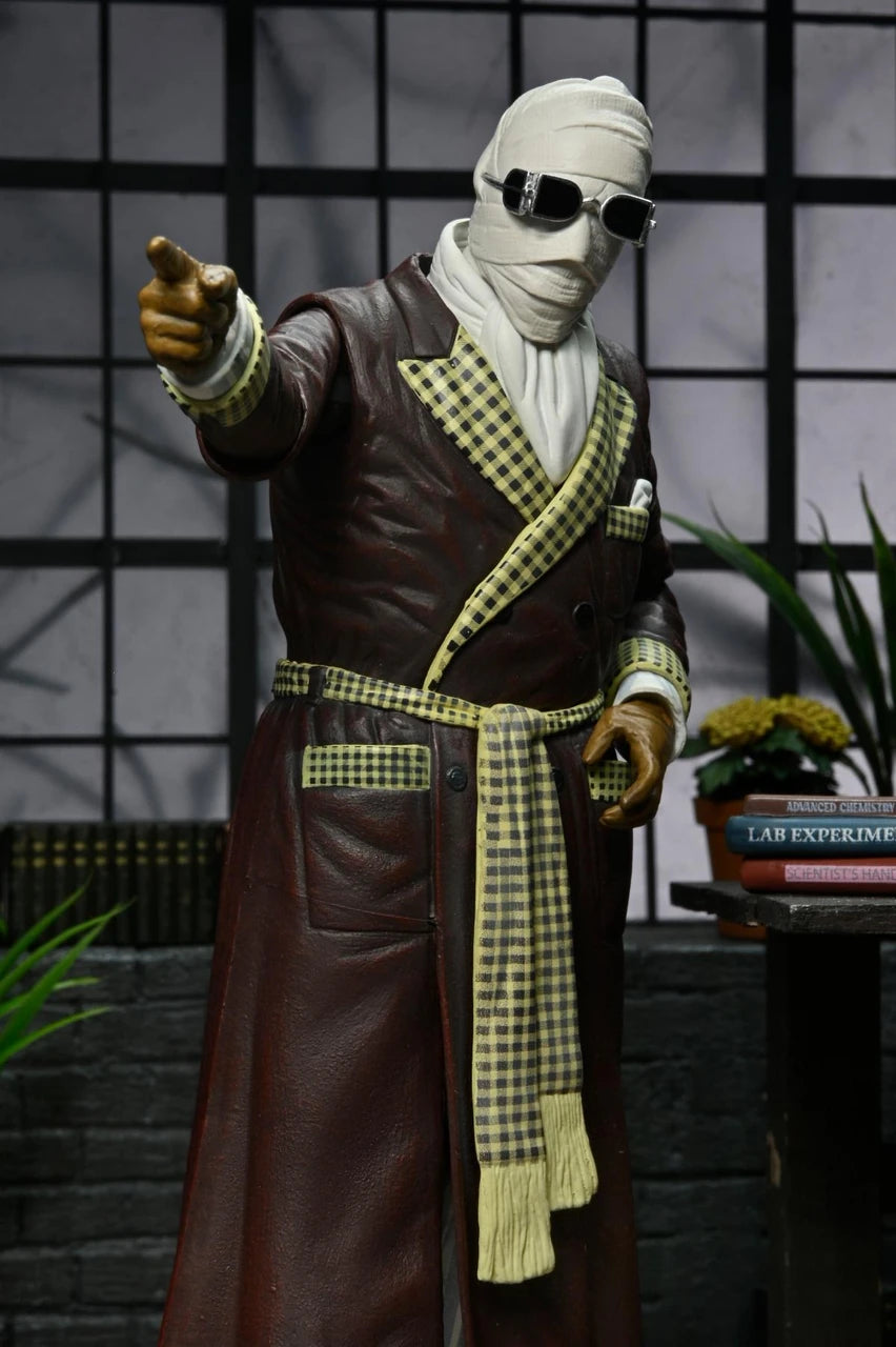 NECA Ultimate Universal Monsters Invisible Man Kemp House Color Version Action Figure