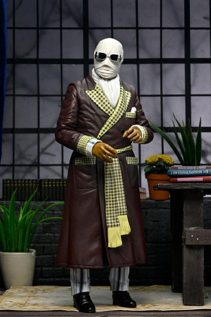 NECA Ultimate Universal Monsters Invisible Man Kemp House Color Version Action Figure