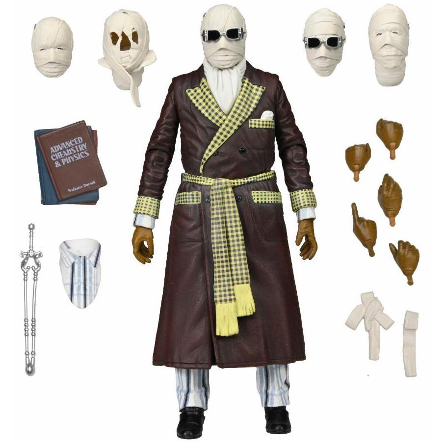 NECA Ultimate Universal Monsters Invisible Man Kemp House Color Version Action Figure