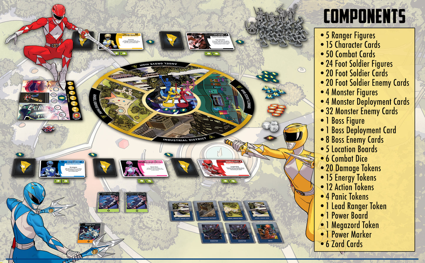 Power Rangers Heroes of the Grid Board Game