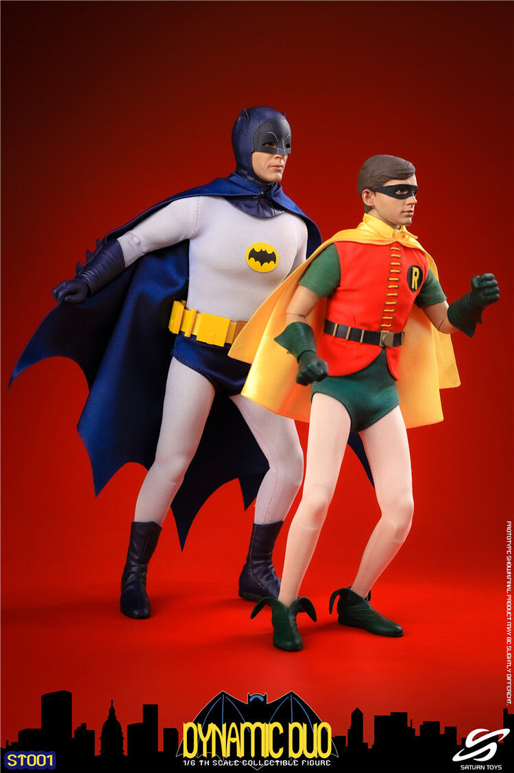 Saturn Toys ST001 Batman 66 Dynamic Duo Batman & Robin 1/6 Action Figure Set