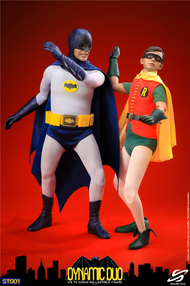 Saturn Toys ST001 Batman 66 Dynamic Duo Batman & Robin 1/6 Action Figure Set
