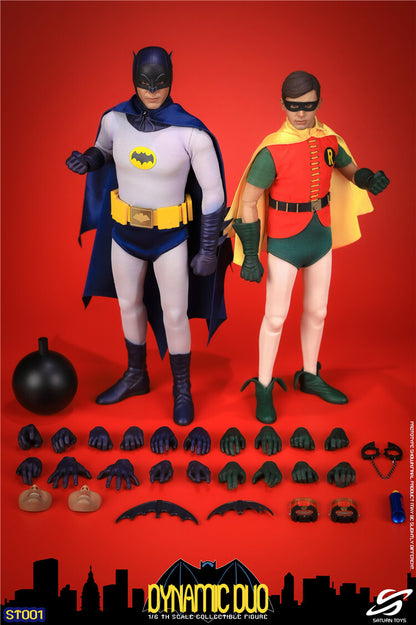 Saturn Toys ST001 Batman 66 Dynamic Duo Batman & Robin 1/6 Action Figure Set