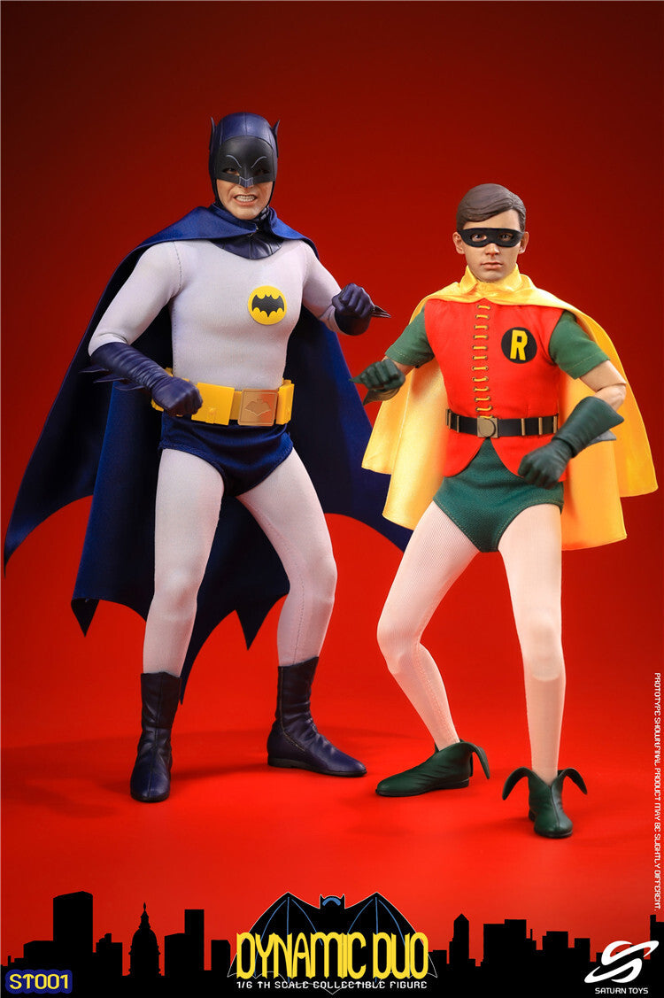 Saturn Toys ST001 Batman 66 Dynamic Duo Batman & Robin 1/6 Action Figure Set
