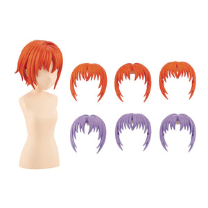 Sousai Shoujo Teien After School Short Wig Type A Orange & Purple 1/10 Scale Accessory Set