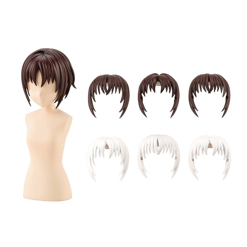 Sousai Shoujo Teien After School Short Wig Type A White & Brown 1/10 Scale Accessory Set