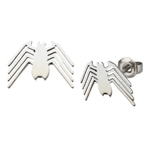 Marvel Spider-Man Stainless Steel Spider Stud Earrings