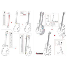 Metal Earth Electric Bass Guitar Model Kit