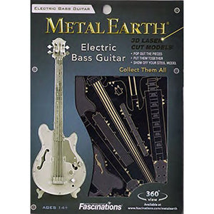 Metal Earth Electric Bass Guitar Model Kit